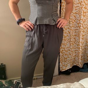 Jennifer Lopez gray pants